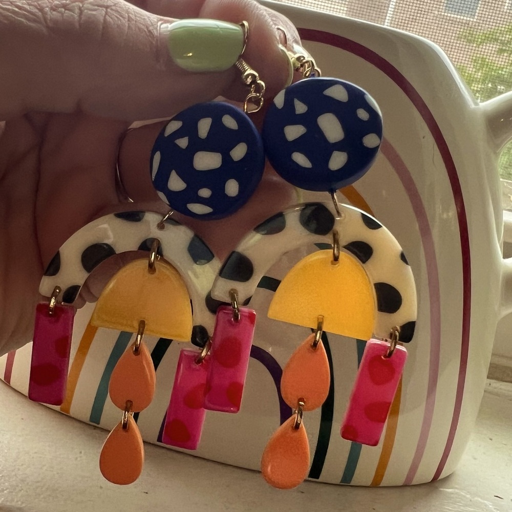 Acrylic earrings